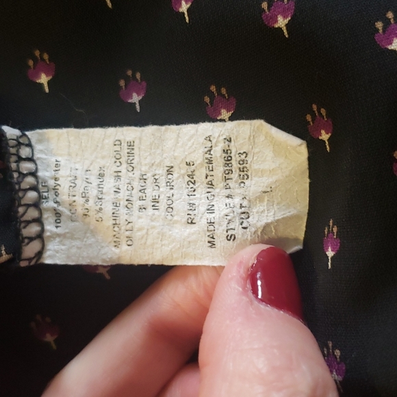 Papermoon black blouse Size L - Picture 3 of 3